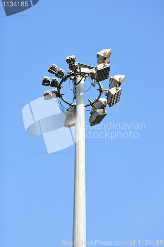 Image of stadium light pole