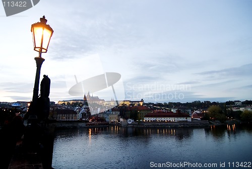 Image of Cityscape with Castle - Prague