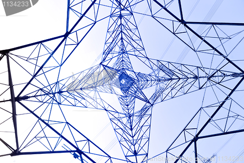 Image of power transmission tower