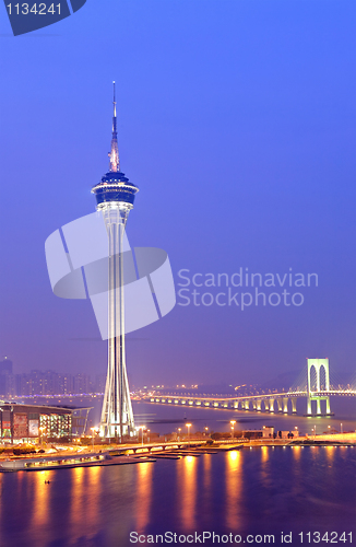 Image of Macau at night