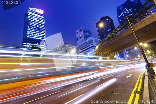 Image of modern city at night