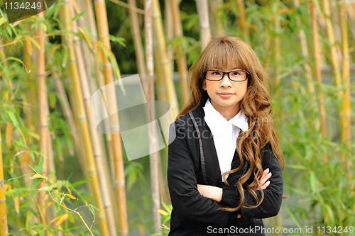 Image of young asian businesswoman