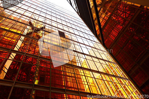 Image of office buildings abstract