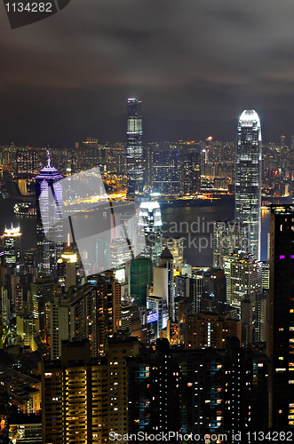 Image of Hong Kong at night
