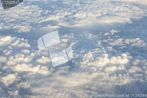 Image of Clouds, view from airplane