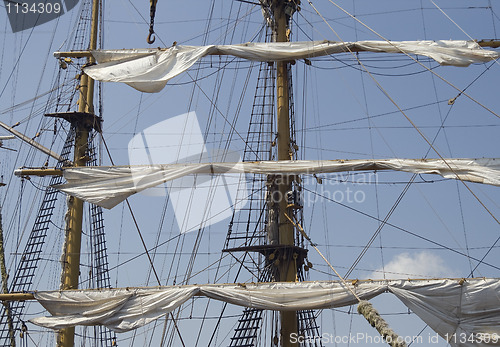 Image of Mast of a tall ship