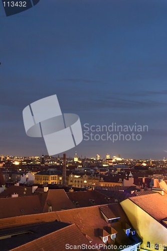 Image of Night Cityscape - Prague