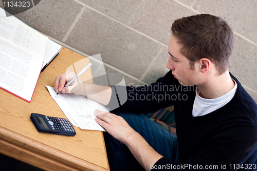 Image of Student Doing Homework