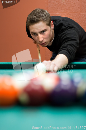 Image of Billiards Player