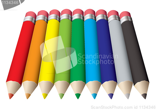 Image of Pencil collection colored