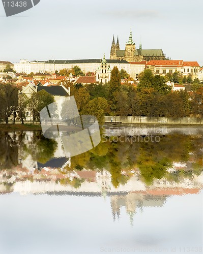 Image of Prague Castle and River