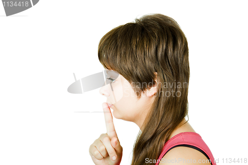 Image of gesture of silence