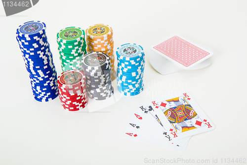 Image of cards and poker chips