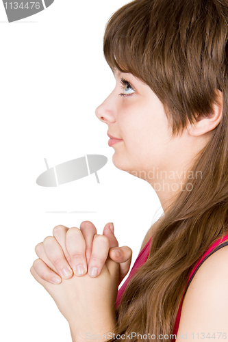 Image of girl praying