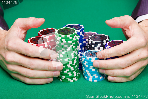 Image of winning poker