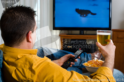 Image of Watching television