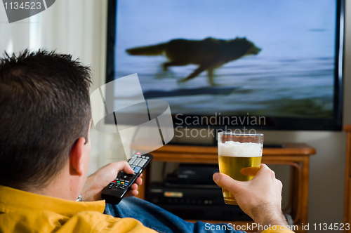 Image of Watching television