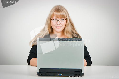 Image of girl with laptop