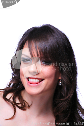 Image of young beautiful woman