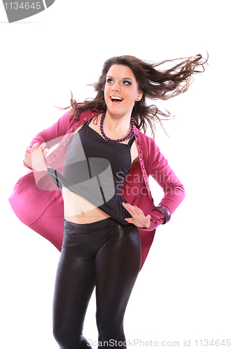 Image of Fashion girl posing