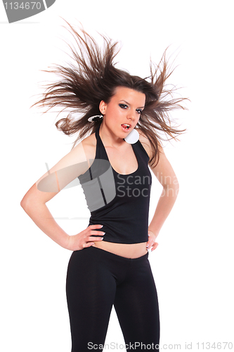 Image of young beautiful woman