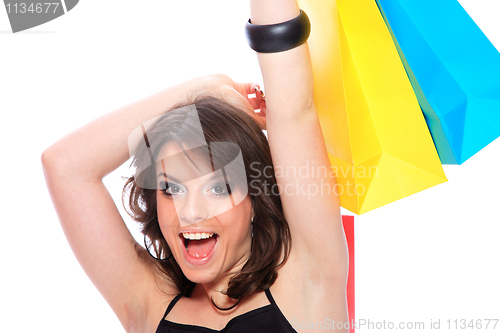 Image of Sexy shopping girl