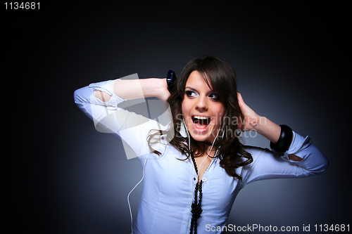 Image of Beautiful Girl and music