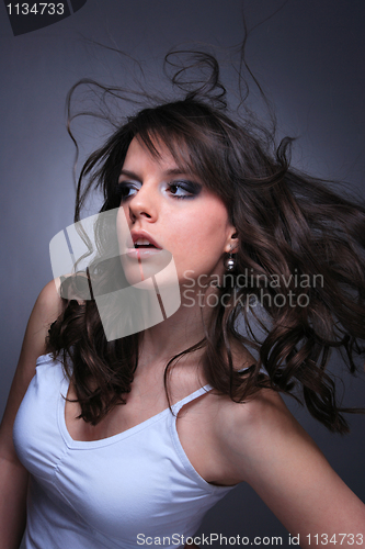 Image of Portrait of glamour woman