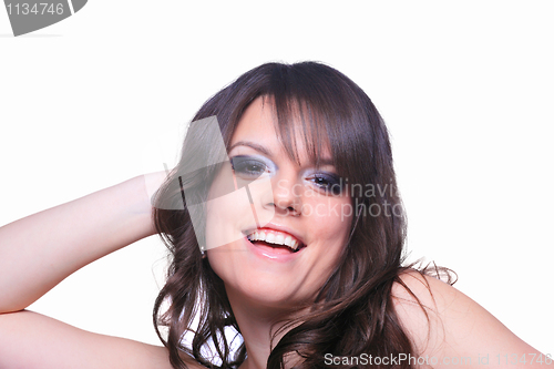 Image of young beautiful woman