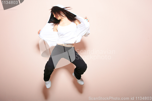 Image of modern dancer poses
