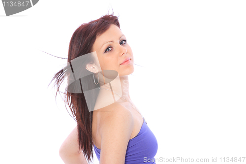 Image of young beautiful woman