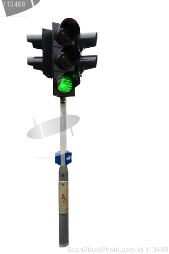 Image of Traffic Light Isolated