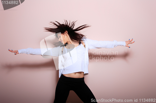 Image of modern dancer poses