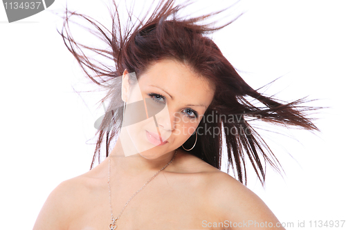 Image of young beautiful woman