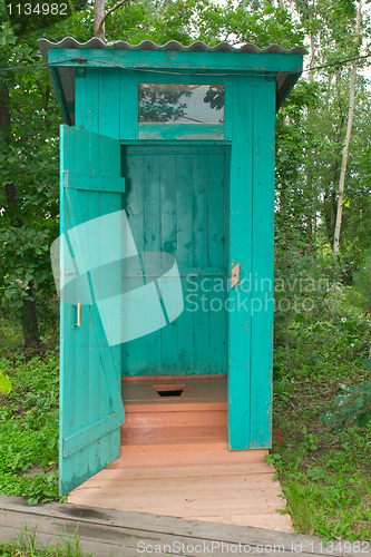 Image of Outhouse or outdoor bathroom 