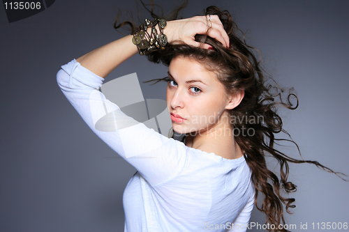 Image of Portrait of glamour woman
