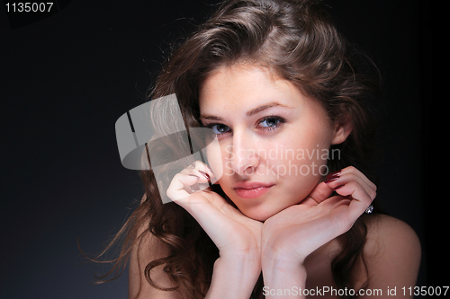 Image of Portrait of glamour woman