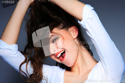 Image of Portrait of glamour woman