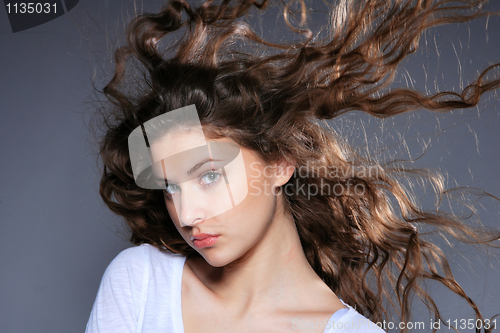 Image of Portrait of glamour woman