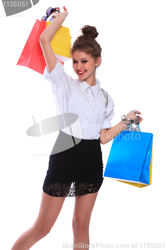 Image of Sexy shopping girl