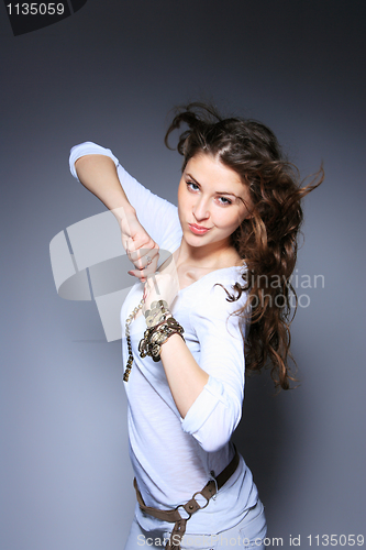 Image of Portrait of glamour woman
