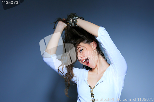 Image of Portrait of glamour woman