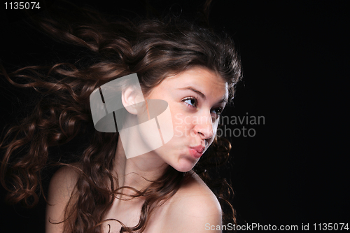 Image of Portrait of glamour woman