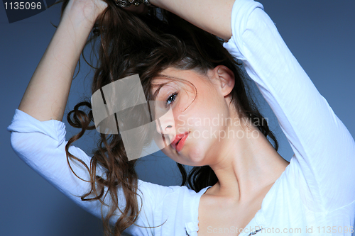 Image of Portrait of glamour woman