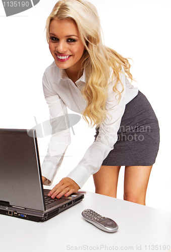 Image of Sexy Business women using