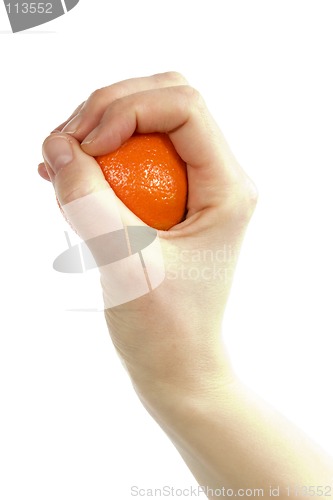 Image of Orange in Hand