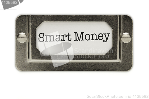 Image of Smart Money File Drawer Label