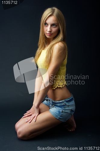 Image of Portrait of beautiful blonde