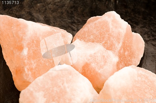 Image of Pink salt of Hymalayas. mineral 