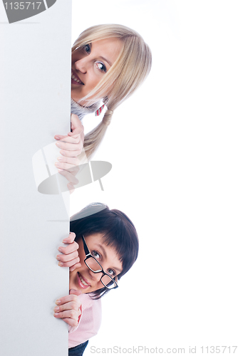 Image of Woman beside whiteboard